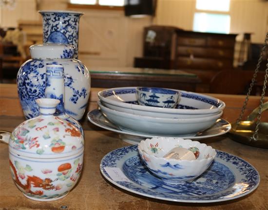 Group of Chinese and Japanese porcelain 18th-20th Century(-)
